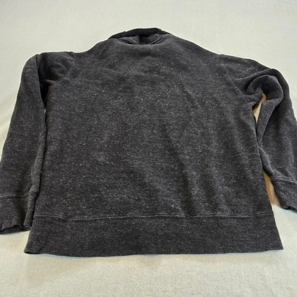 Polo Ralph Lauren Estate Rib Pullover Mens Large Charcoal Grey Shawl Collar Logo